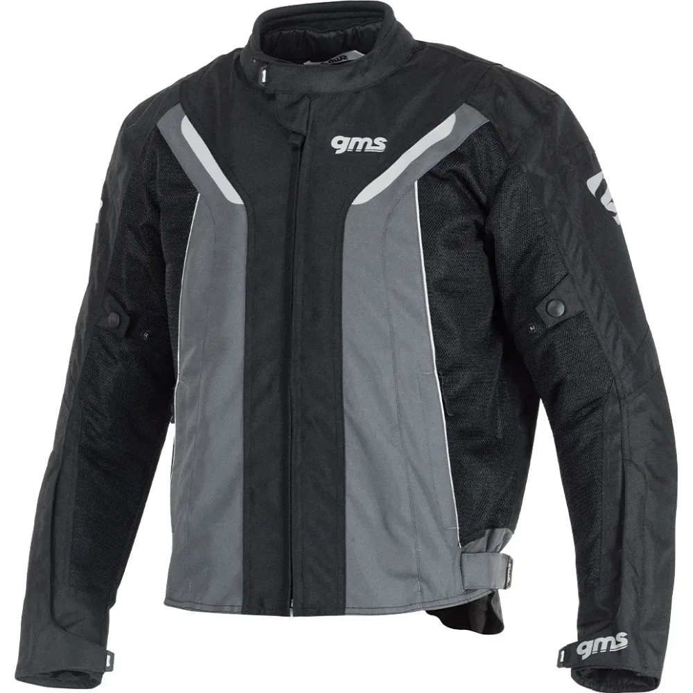 GMS Ventura Textiljacke schwarz/grau - Motorradbekleidung - Touring Motorradbekleidung