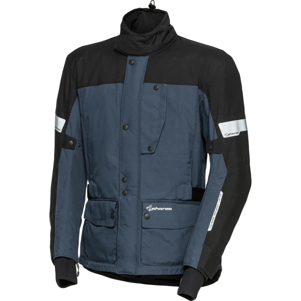 Pharao Snopa WP Thermojacke schwarz/blau - Motorradbekleidung - Touring Motorradbekleidung