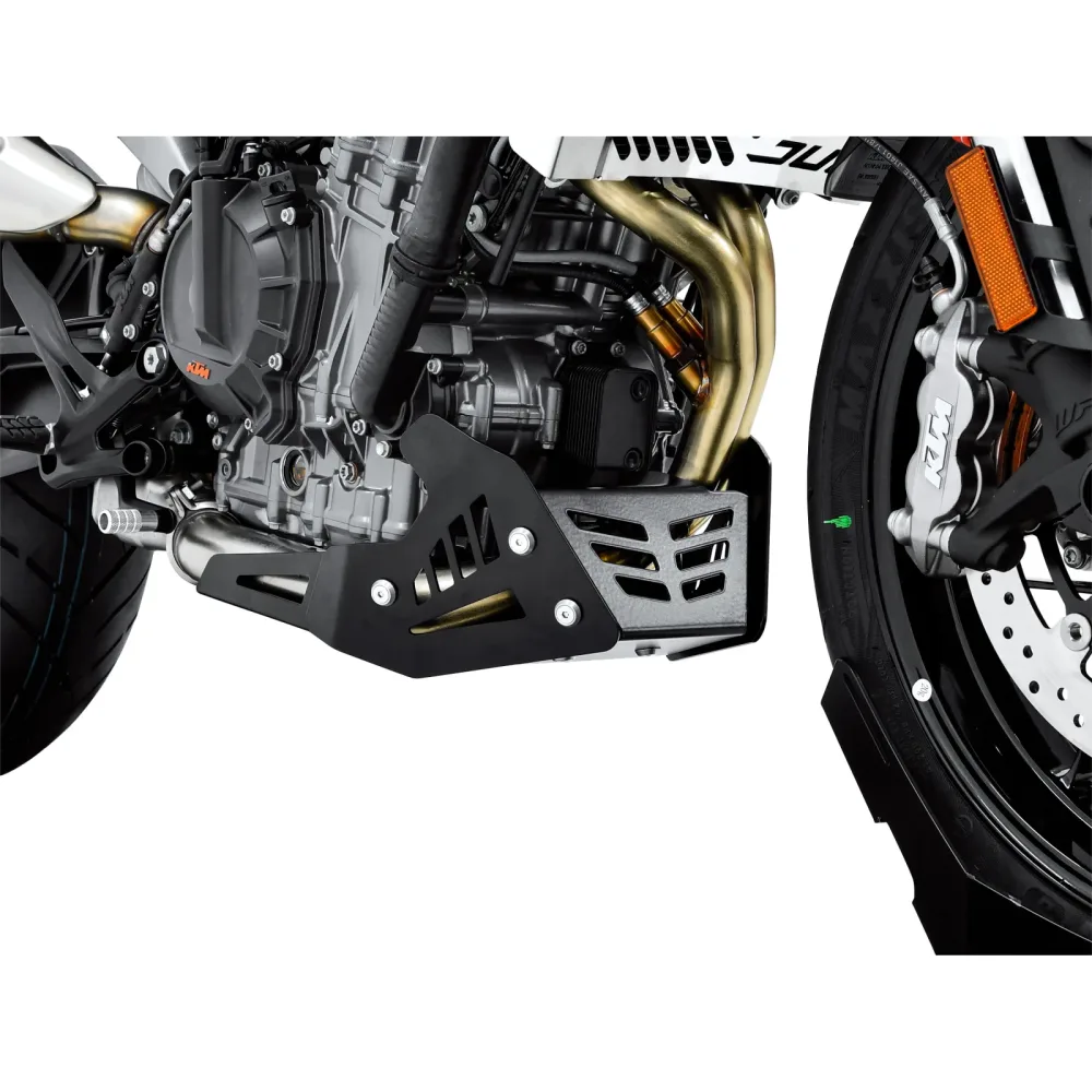 Zieger Motorschutz Alu schwarz für KTM Duke 790 - Motorradteile & Ersatzteile - Anbauteile