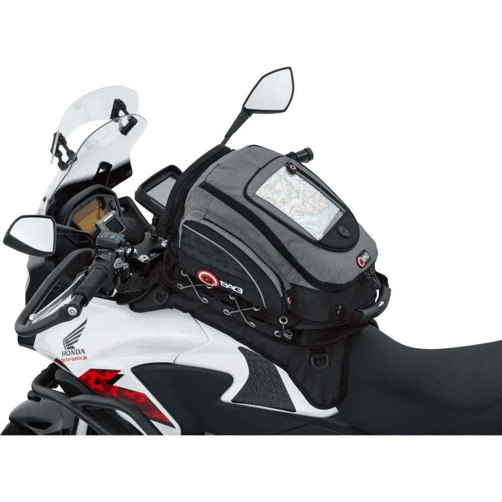 QBag Magnet Tankrucksack ST07 mit Riemenoption 22-35 Liter - Motorradzubehör - Motorradgepäck