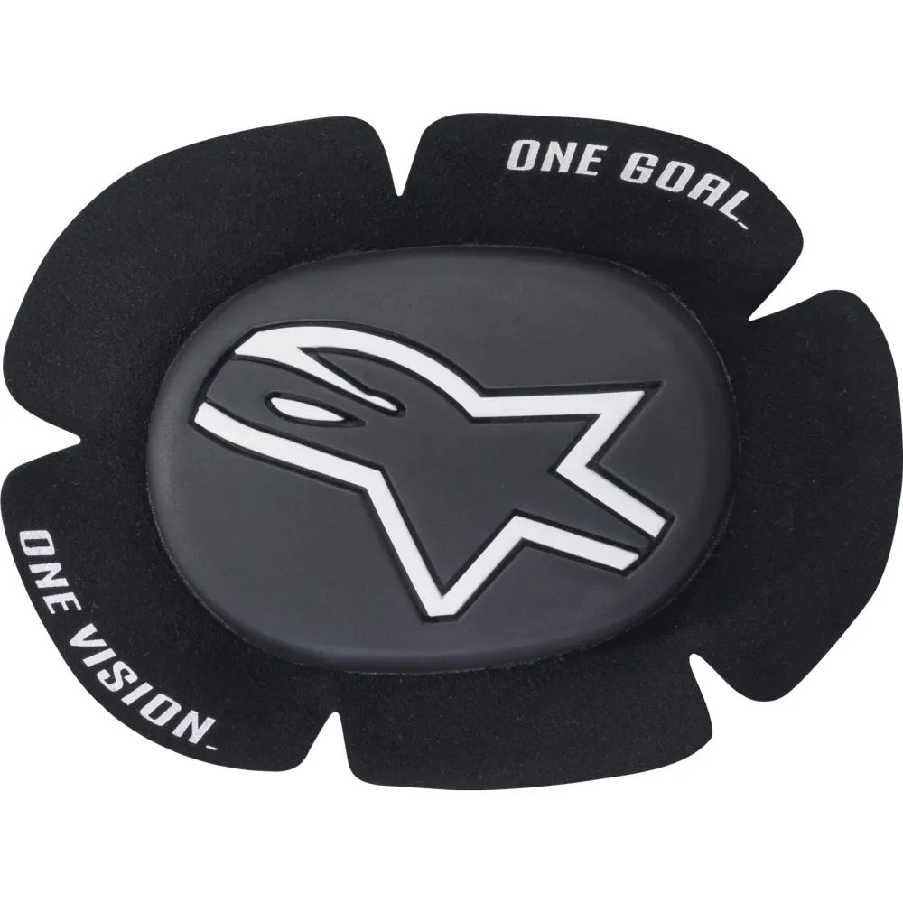 Alpinestars GP Sport Evo Knieschleifer schwarz/weiß - Motorradbekleidung - Motorradkombis