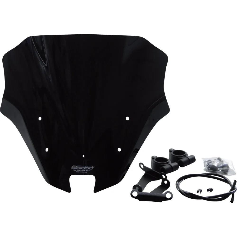 MRA Racingscheibe NRM schwarz für KTM 1290 Super Duke R 17-19 - Motorradteile & Ersatzteile - Anbauteile