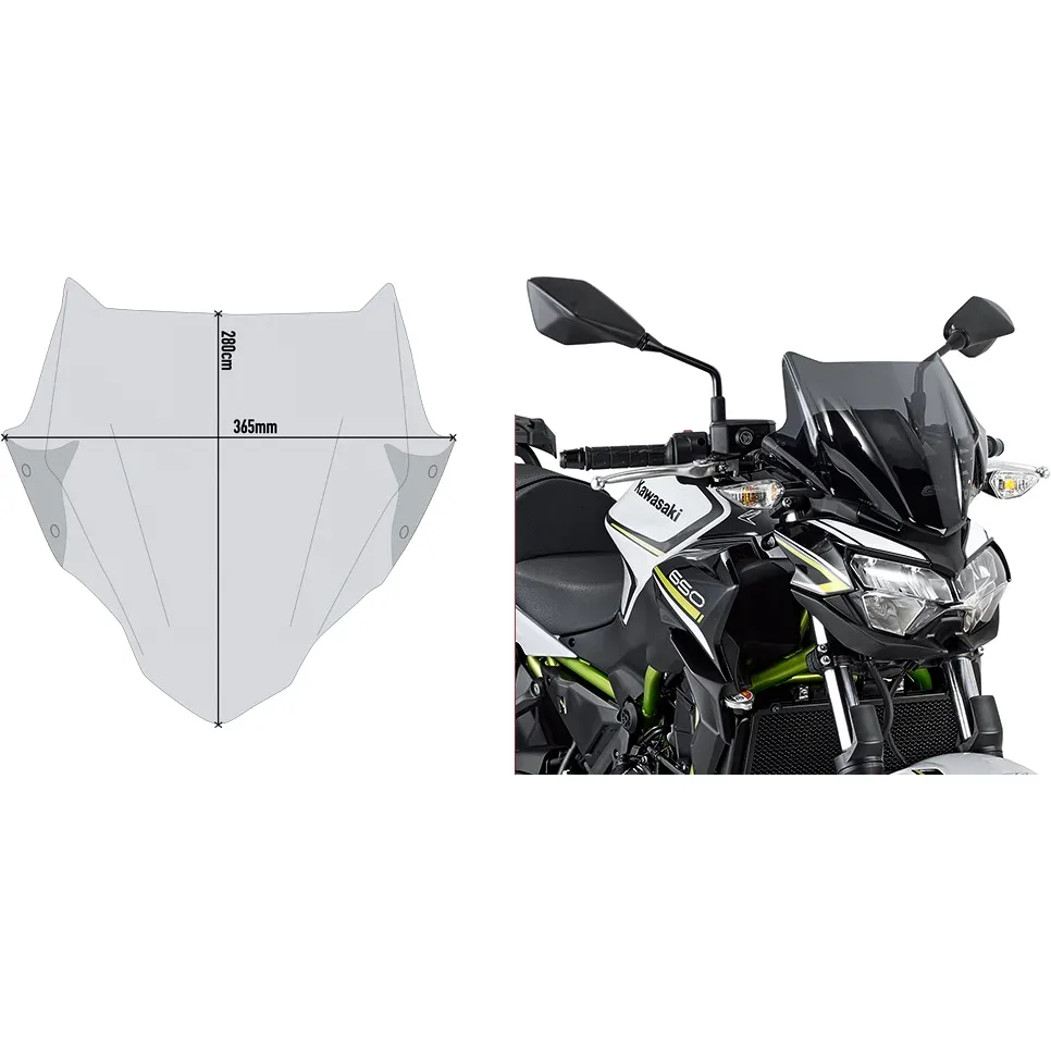 Givi Windschutzscheibe ohne Anbausatz - Motorradteile & Ersatzteile - Anbauteile