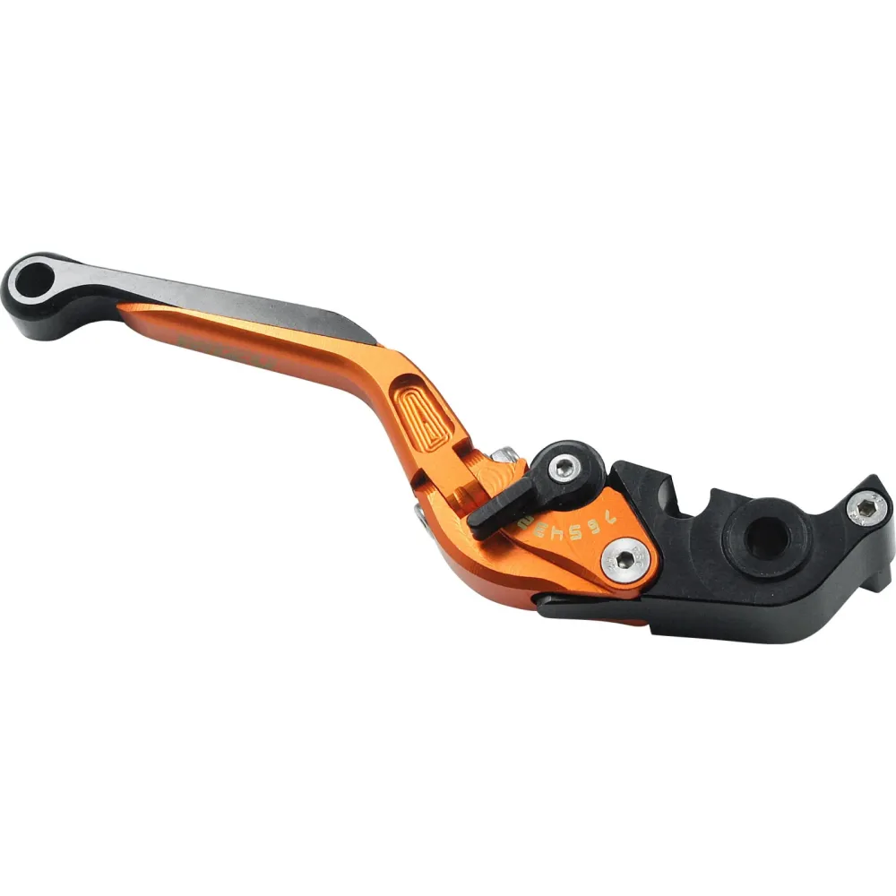 Mizu Bremshebel einstellbar/klappbar GP Alu ADR1/RE517 orange - Motorradteile & Ersatzteile - Lenker, Griffe & Hebel
