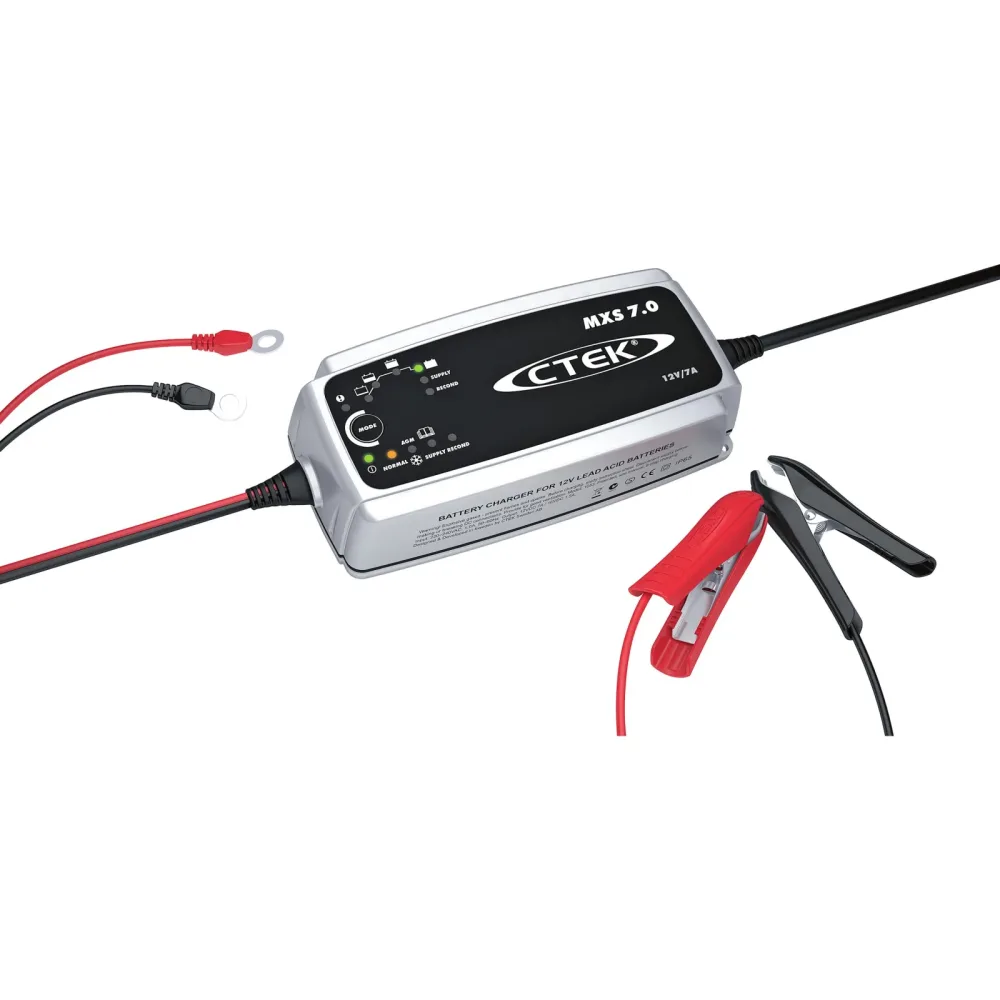 CTEK Batterieladegerät MXS 7.0 EU, 12V 7A, für Blei-Säure - Motorradzubehör - Werkstattzubehör
