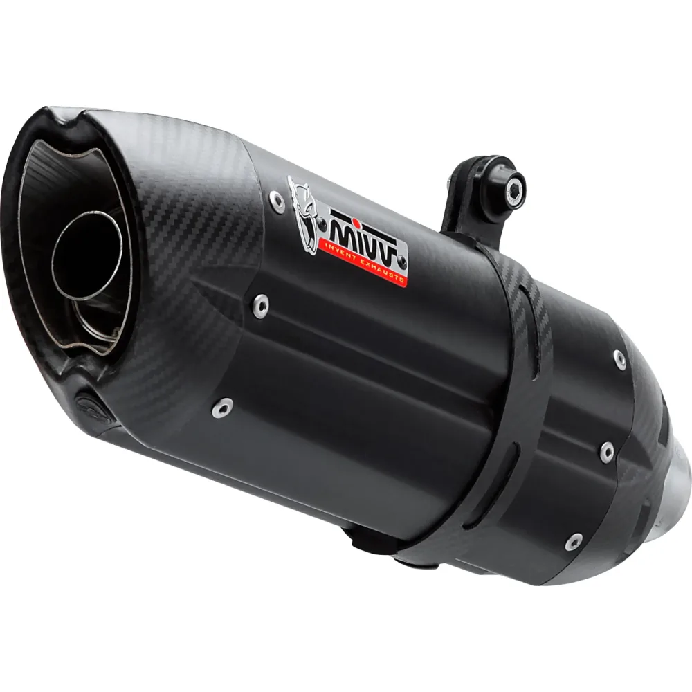 MIVV Suono Auspuff Paar schwarz A.007.L9 für Dorsoduro 750 - Motorradteile & Ersatzteile - Auspuff