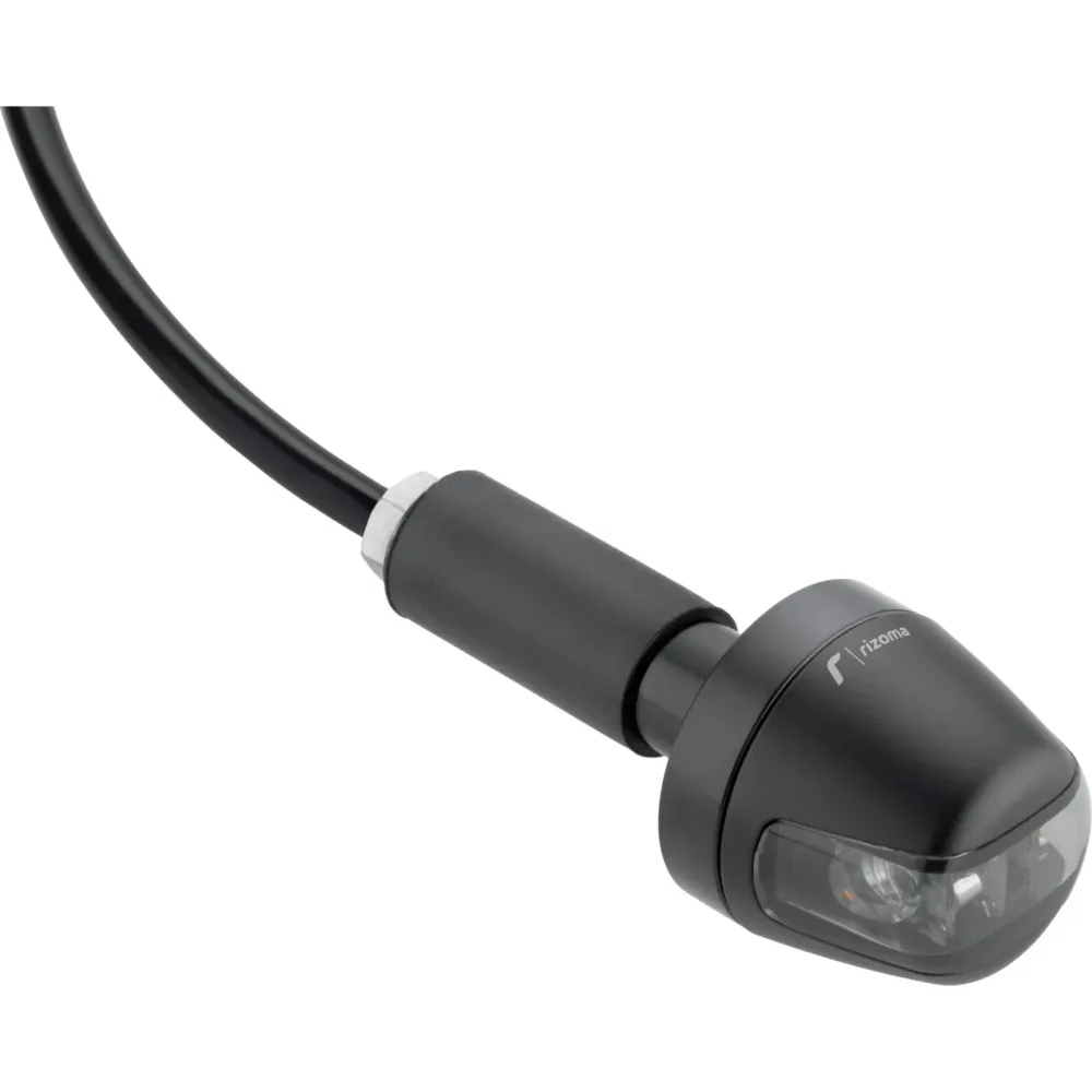 Rizoma LED Lenkerendenblinker Sguardo 13-21mm FR060B schwarz - Aktionen - Einmotten-Weiterfahren