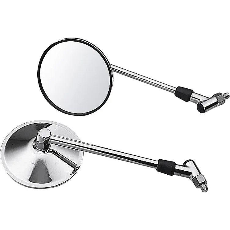 Hashiru Lenkerspiegel M10x1,25R ST06 Ø117mm chrom - Motorradteile & Ersatzteile - Motorradspiegel