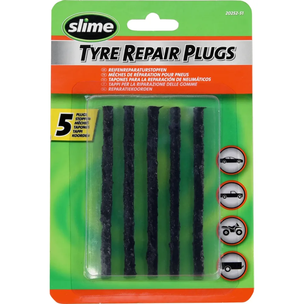 Slime Reifenreparaturstopfen (5 Stück) - Motorradteile & Ersatzteile - Reifen & Felgen