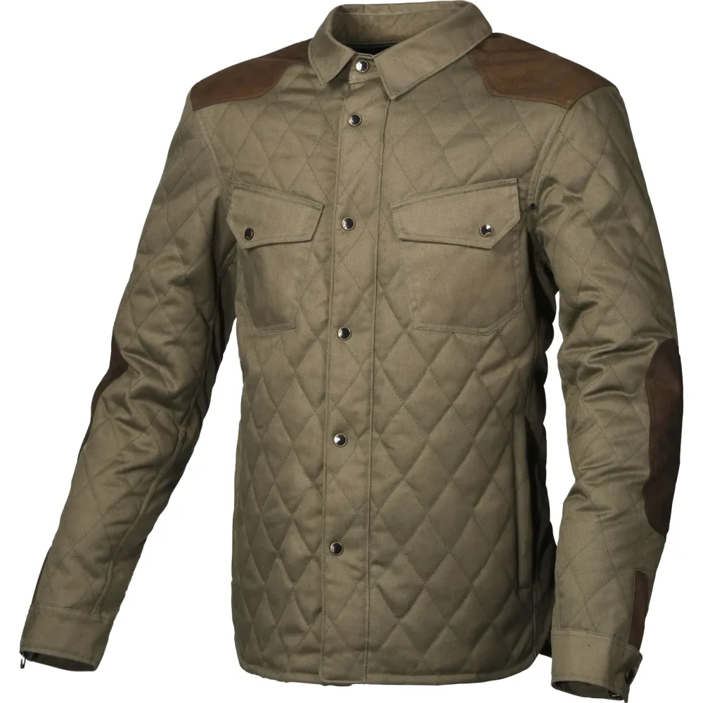 Macna Inland Quilted Textiljacke grün - Motorradbekleidung - Café Racer Motorradbekleidung