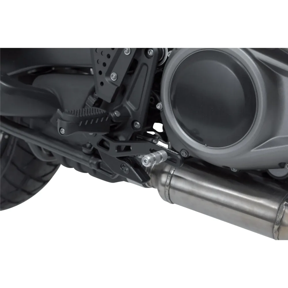 SW-MOTECH Fußbremshebel Alu schwarz für Harley-Davidson Pan America - Motorradteile & Ersatzteile - Fußrasten & Hebel
