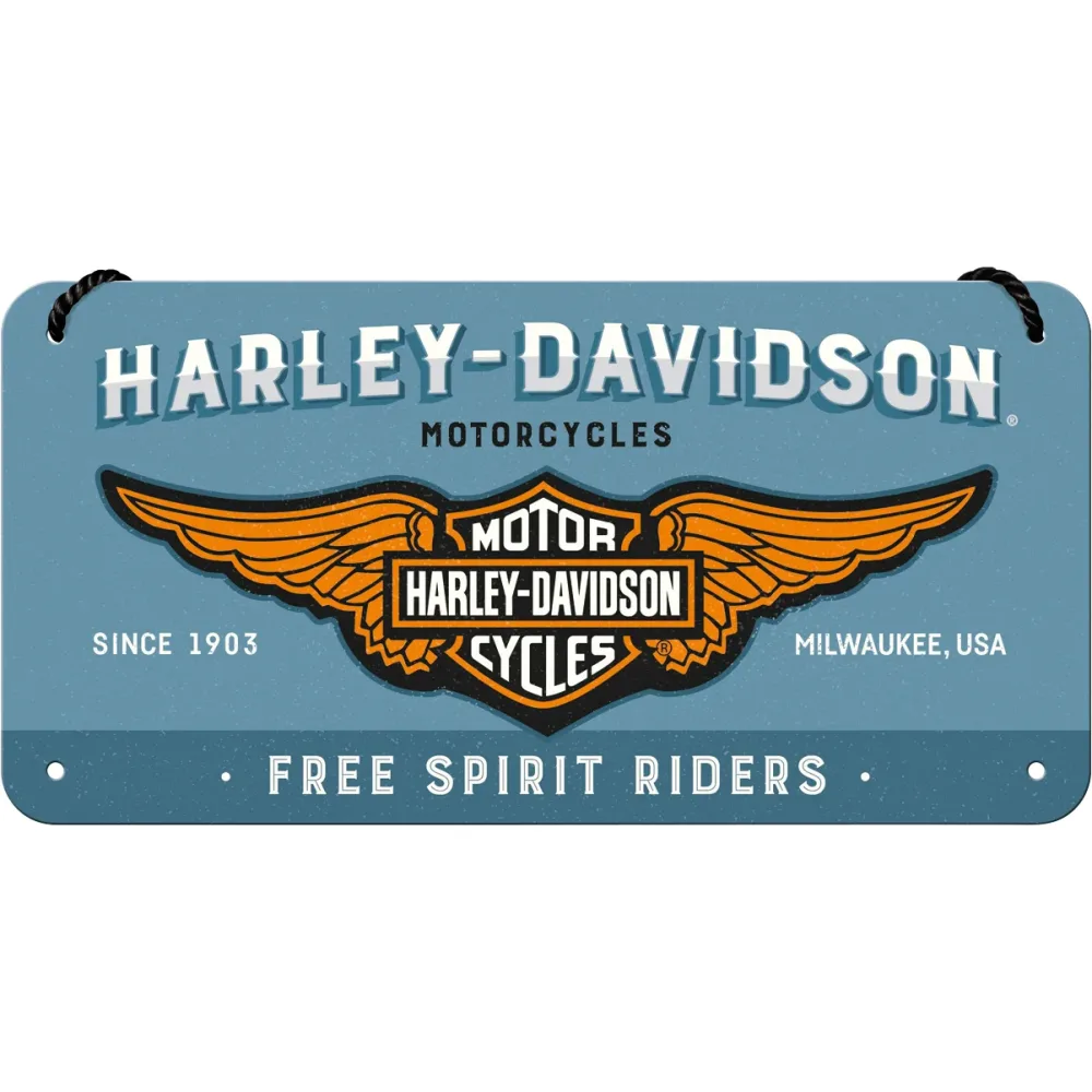 Nostalgic-Art Hängeschild 10 x 20 Harley-Davidson 