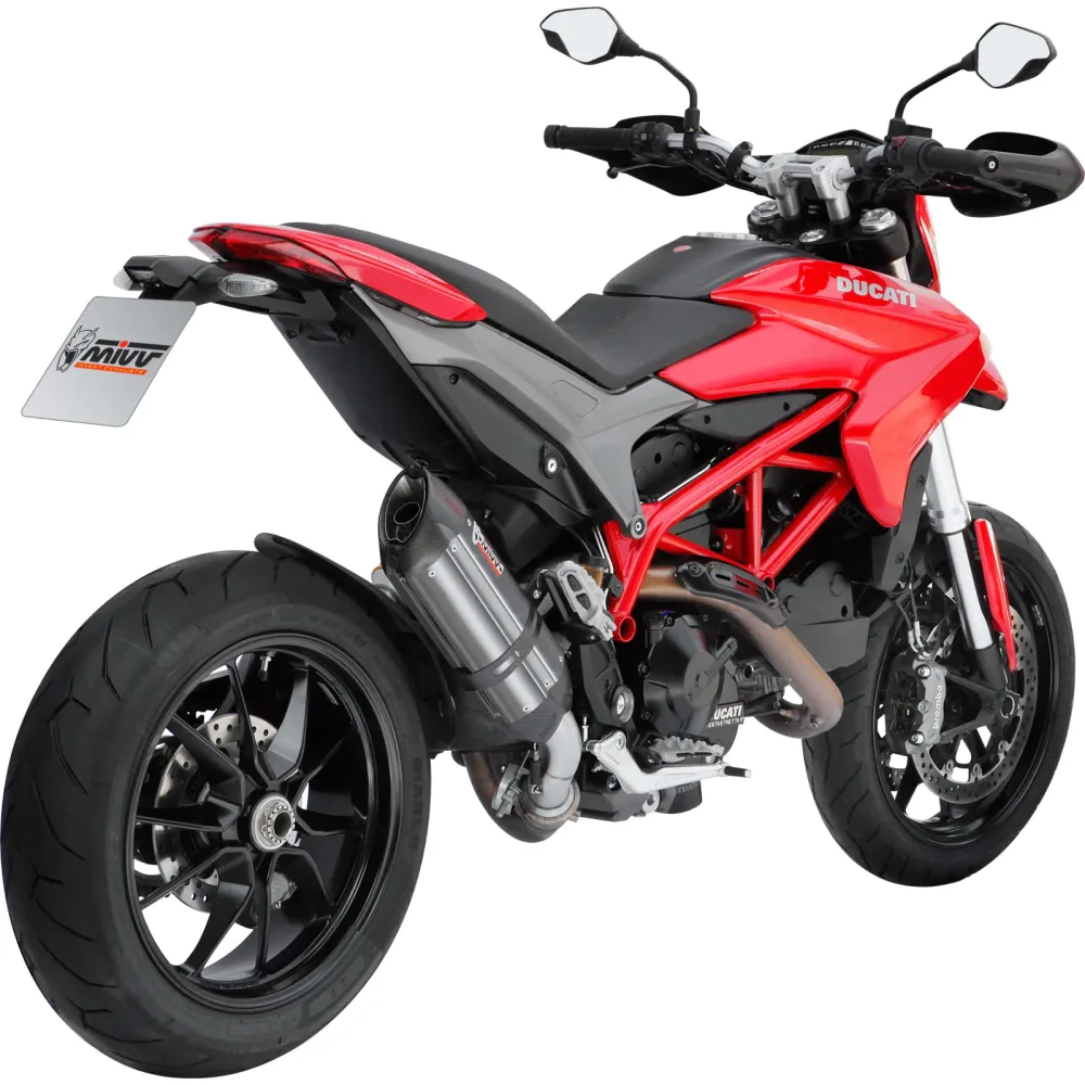 MIVV Suono Auspuff silber D.029.K7 für Hypermotard/-strada 821 - Motorradteile & Ersatzteile - Auspuff