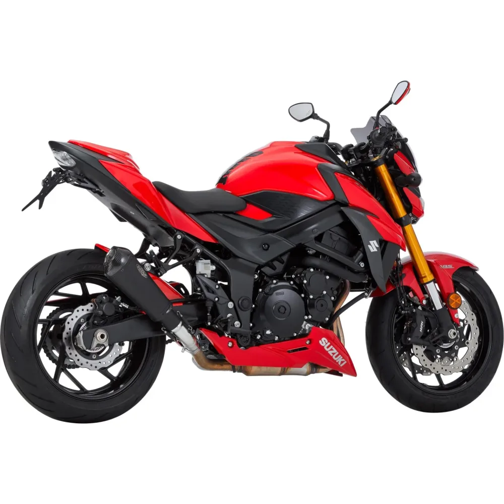 Shark exhaust DSX-7 Auspuff short an Suzuki GSX-S 750 schwarz - Motorradteile & Ersatzteile - Auspuff