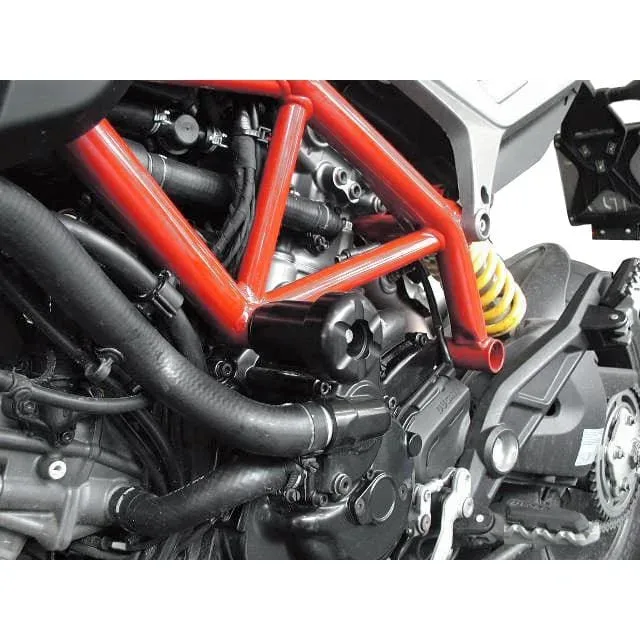 B&G Sturzpads Racing Alu schwarz für Hypermotard/-strada 2013- - Motorradteile & Ersatzteile - Anbauteile