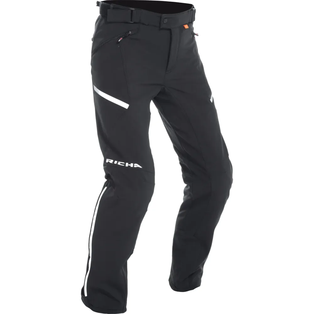 Richa Softshell Damen Textilhose schwarz L - Motorradbekleidung - Touring Motorradbekleidung