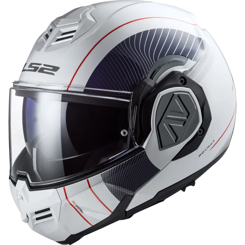 LS2 FF906 Advant Cooper weiß/blau XS - Helme & Brillen - Motorradhelme