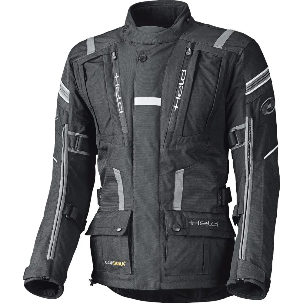 Held Hakuna II Adventurejacke schwarz/grau S - Motorradbekleidung - Touring Motorradbekleidung