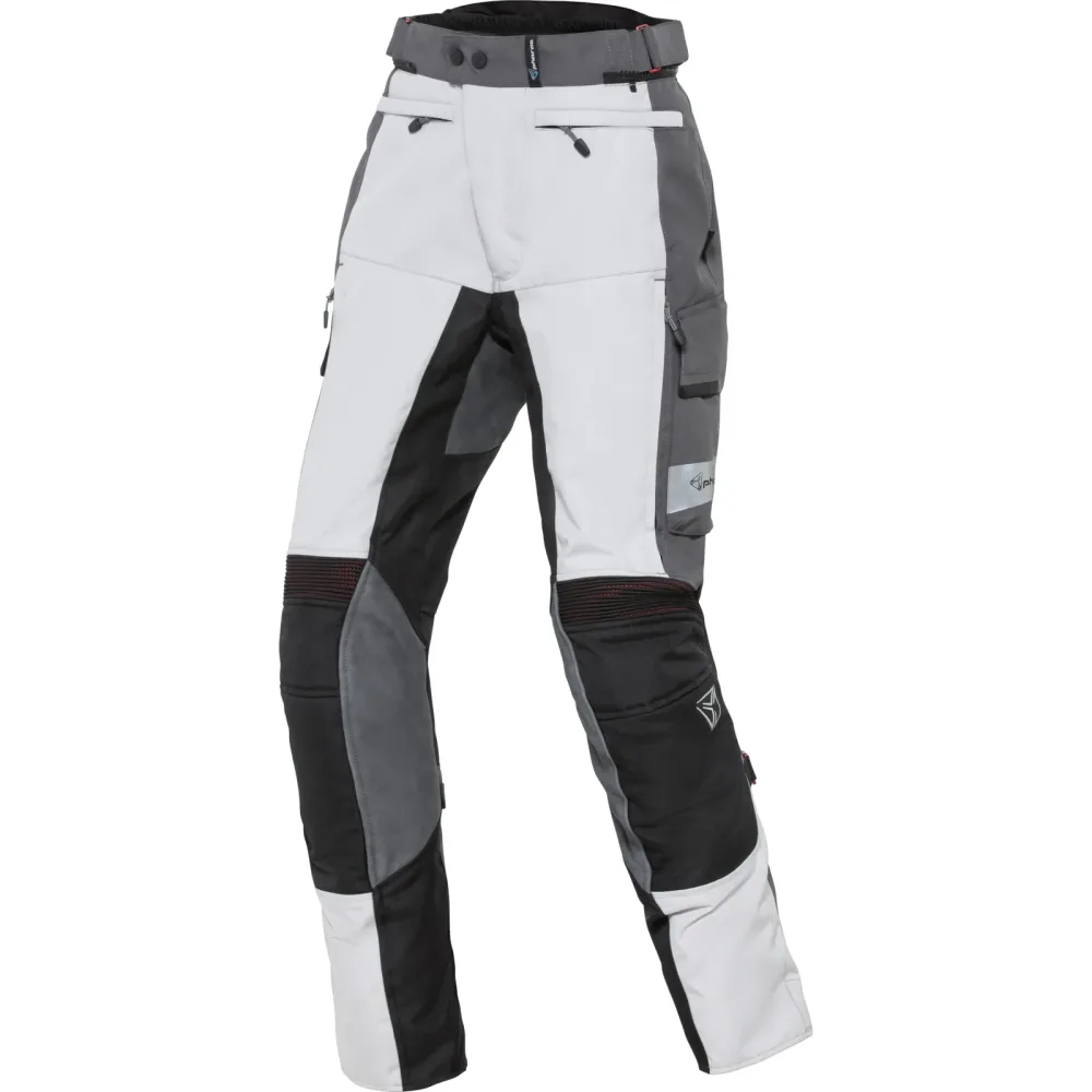 Pharao Tura WP Adv. Damen Textil-/Lederhose hellgrau - Motorradbekleidung - Motorradhosen