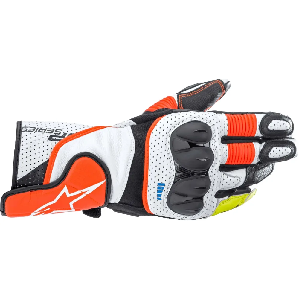 Alpinestars SP-2 V3 Sporthandschuh schwarz/weiß/rot XXL - Motorradbekleidung - Sport Motorradbekleidung