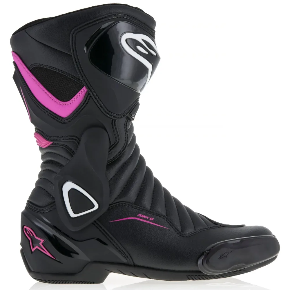 Alpinestars Stella SMX 6 V2 Damen Stiefel schwarz/violett - Motorradbekleidung - Sport Motorradbekleidung