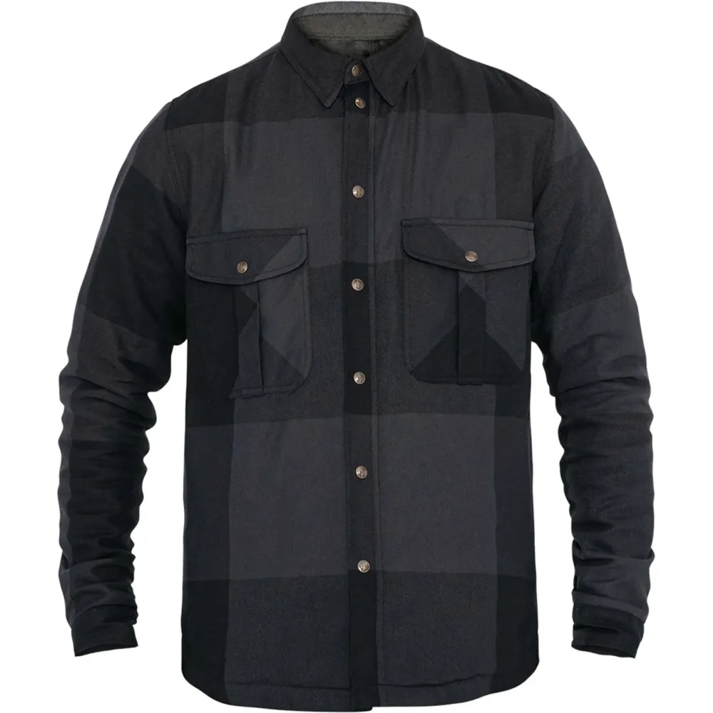 John Doe Motoshirt XTM Big Block grau/schwarz M - Motorradbekleidung - Motorradjacken