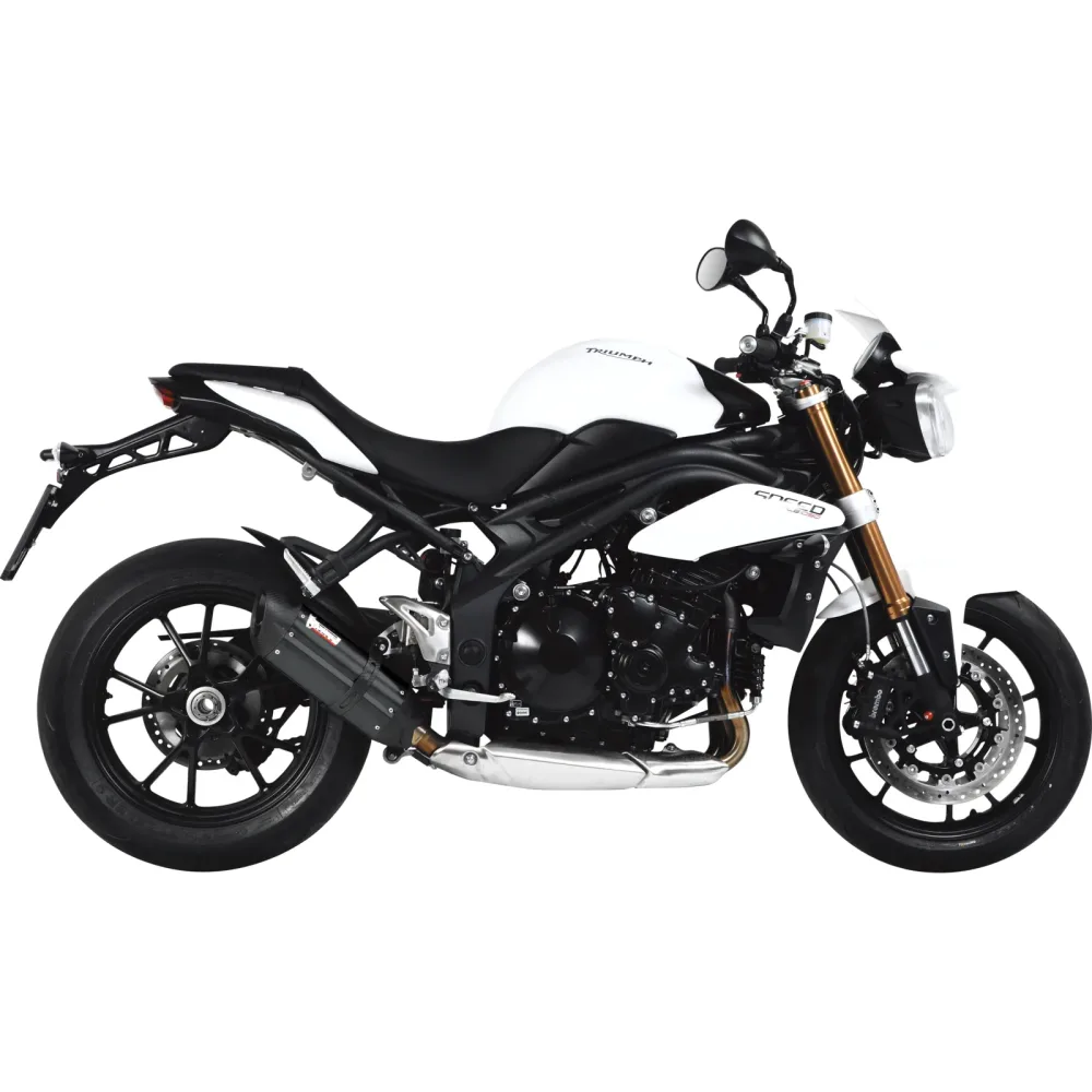 MIVV Suono Auspuff schwarz T.012.L9 für Speed Triple 2011-2015 - Motorradteile & Ersatzteile - Auspuff