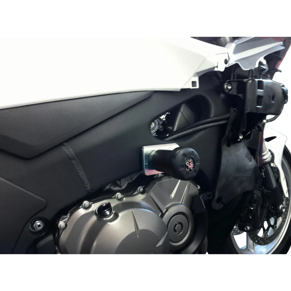 B&G Sturzpads Racing Polyamid schwarz für Honda VFR 1200 F - Motorradteile & Ersatzteile - Anbauteile