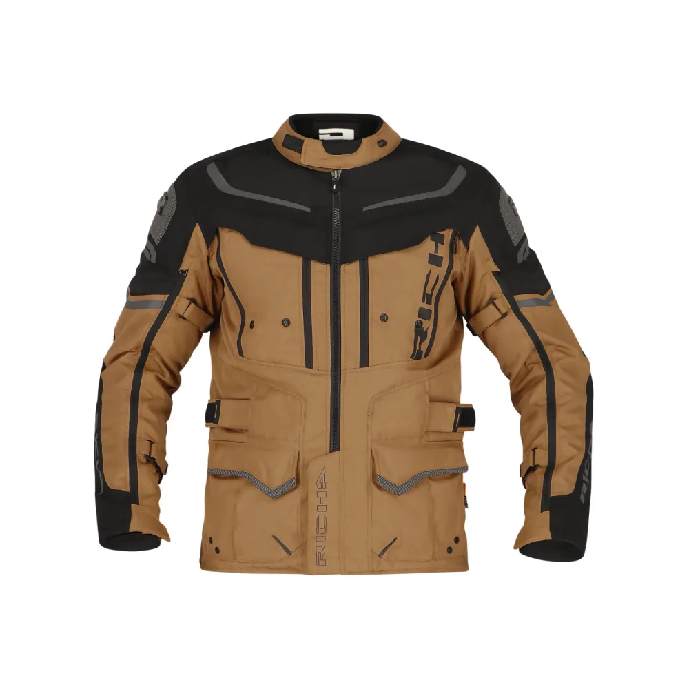Richa Infinity 2 Adventure Textiljacke schwarz - Motorradbekleidung - Touring Motorradbekleidung