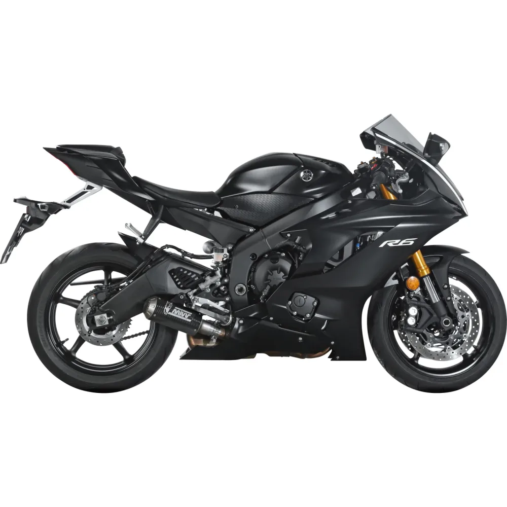 MIVV MK3 Auspuff Y.063.LM3C Carbon für Yamaha YZF R6 2017-2020 - Motorradteile & Ersatzteile - Auspuff