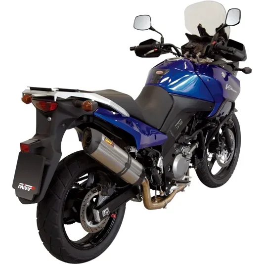 MIVV Suono Auspuff silber S.019.K7 für DL 650 V-Strom 2004-2006 - Motorradteile & Ersatzteile - Auspuff