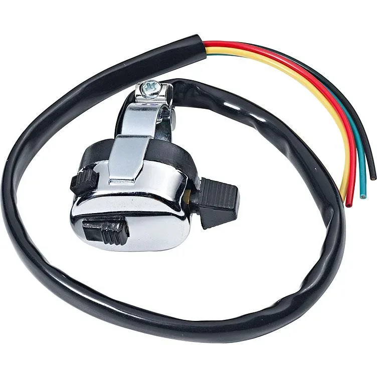 Hashiru Lenkerschalter für 18-25,4mm Blinker, Hupe - Motorradteile & Ersatzteile - Elektrik
