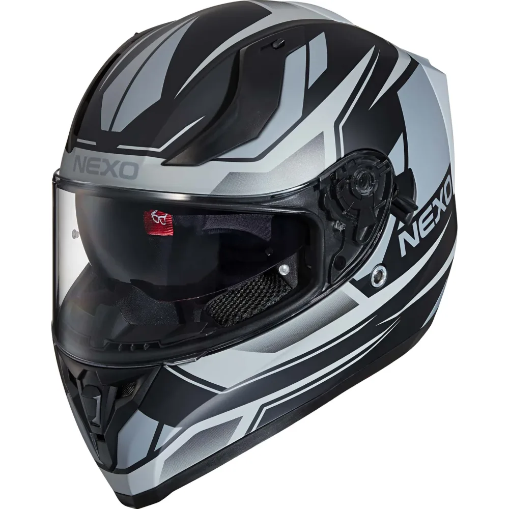 Nexo Integralhelm Sport II Silber Dekor #20 M - Helme & Brillen - Sport Helme & Brillen