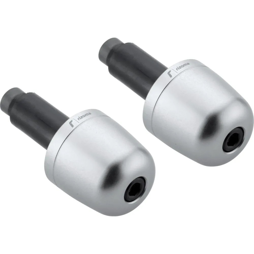 Rizoma Lenkerendenpaar MA302 silber - Motorradteile & Ersatzteile - Lenker, Griffe & Hebel