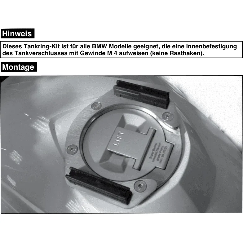 Hepco & Becker Lock-it Tankring spezial für BMW S 1000 RR 2016-2018 - Motorradzubehör - Motorradgepäck