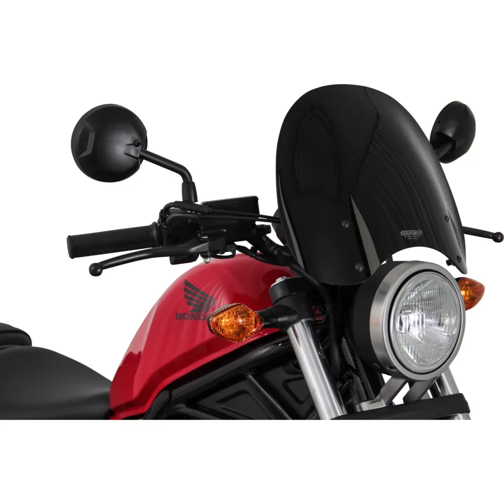 MRA Tourenscheibe NTM schwarz für Honda CMX 500 Rebel 2017-2019 - Motorradteile & Ersatzteile - Anbauteile