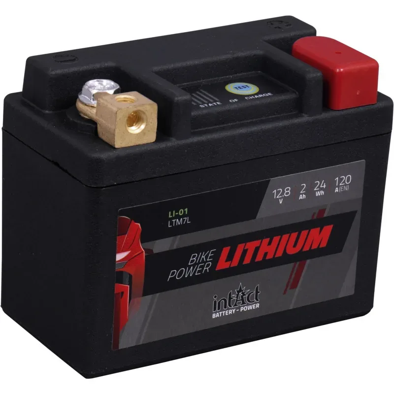 intAct Batterie Lithium LI-01, 12V, 2 Ah (universell) - Motorradteile & Ersatzteile - Batterien