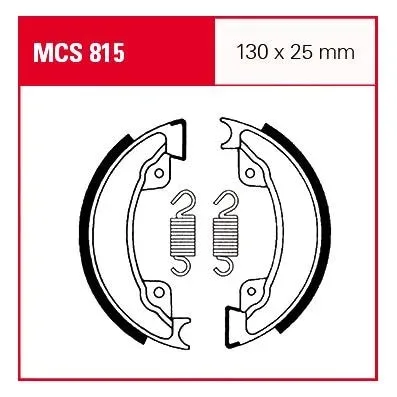 TRW Lucas Bremsbacken iF MCS815 130x25mm - Motorradteile & Ersatzteile - Bremsen