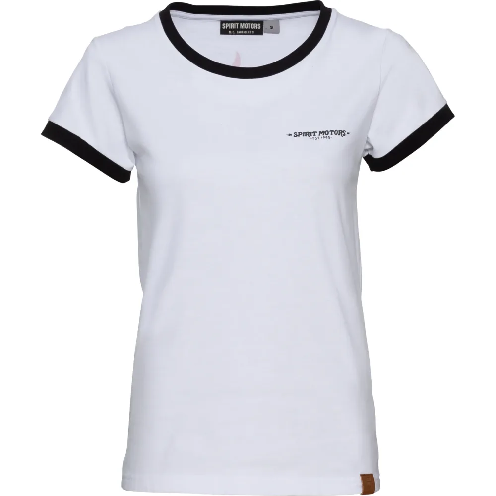 Spirit Motors Humble Ellie Damen T-Shirt weiß - Motorradbekleidung - Freizeitbekleidung