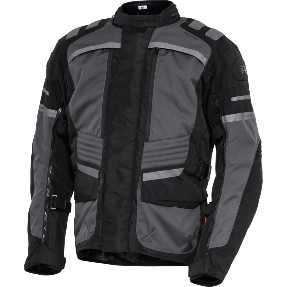 Richa Touareg V2 Adv. Textiljacke schwarz/dunkelgrau XL - Motorradbekleidung - Touring Motorradbekleidung