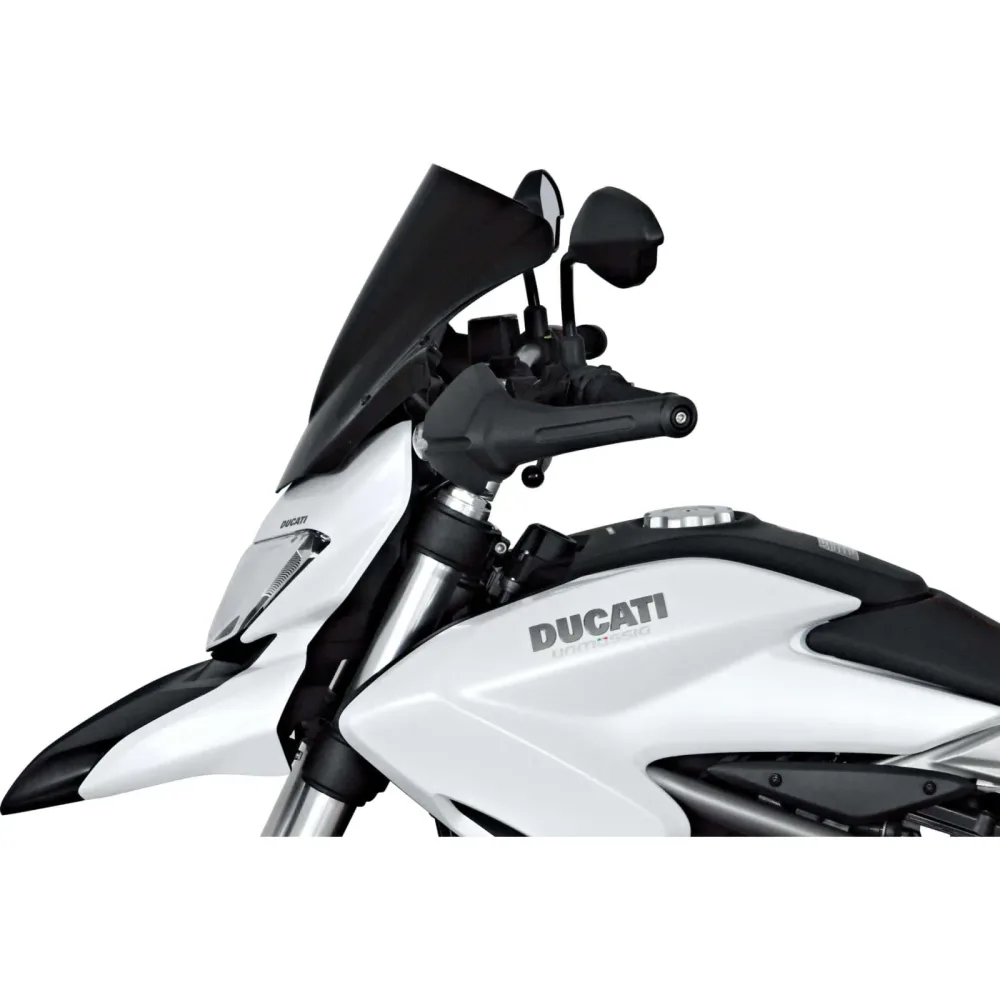 MRA Racingscheibe R schwarz für Ducati Hyperstrada 821/939 13-18 - Motorradteile & Ersatzteile - Anbauteile