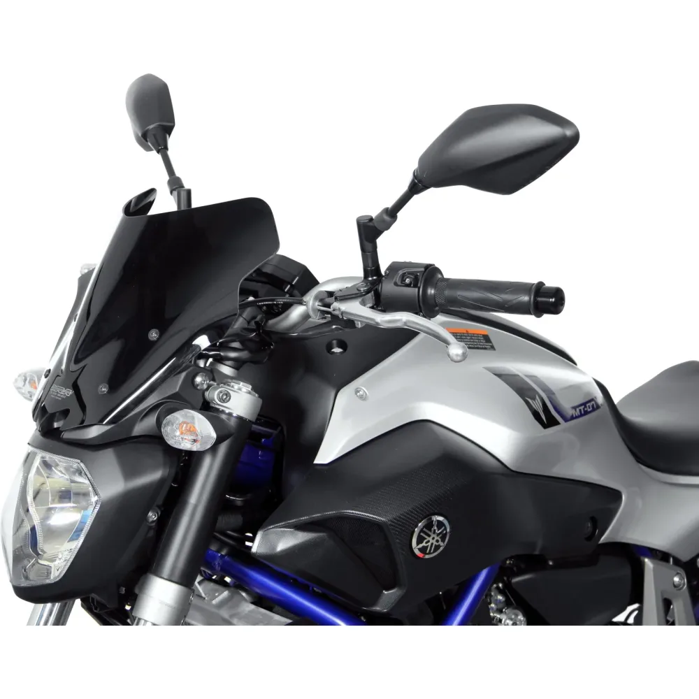 MRA Spoilerscheibe NSM schwarz für Yamaha MT-07 2014-2017 - Motorradteile & Ersatzteile - Anbauteile