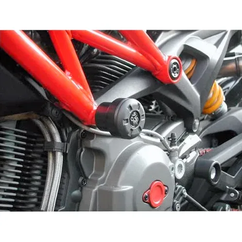 B&G Sturzpads Racing Polyamid schwarz für Ducati Monster 1100 - Motorradteile & Ersatzteile - Anbauteile