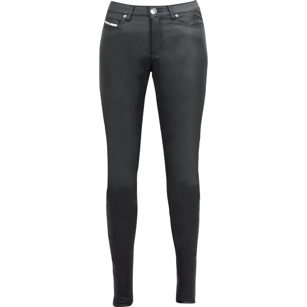 John Doe Damen Jeggings schwarz 27/32 - Motorradbekleidung - Motorradhosen