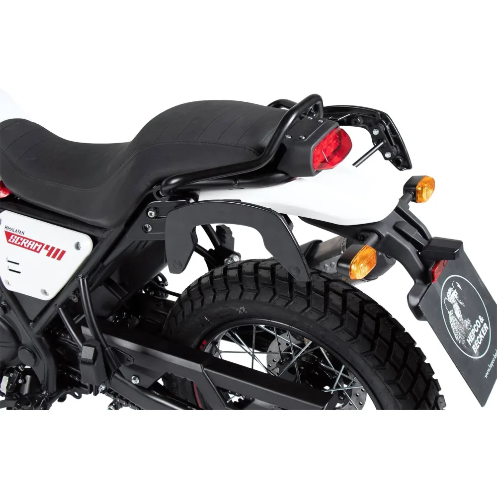 Hepco & Becker C-Bow Seitentaschenhalter schwarz für Royal Enfield Scram 41 - Motorradzubehör - Motorradgepäck