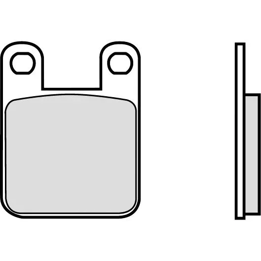 Brembo Bremsbeläge organisch 07BB12.05  35,7x45,4x6mm - Motorradteile & Ersatzteile - Bremsen