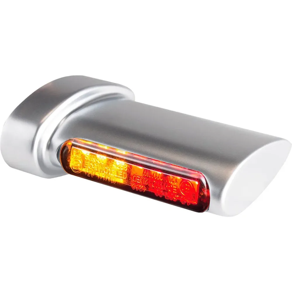 HeinzBikes LED Alu Blinker-/Rücklichtpaar Winglets seidenmatt - Aktionen - Einmotten-Weiterfahren