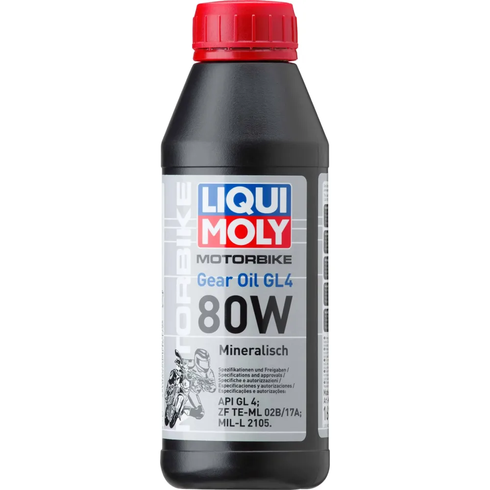Liqui Moly Motorbike Gear Oil GL4 80W (Getriebeöl) 500 ml - Aktionen - Einmotten-Weiterfahren