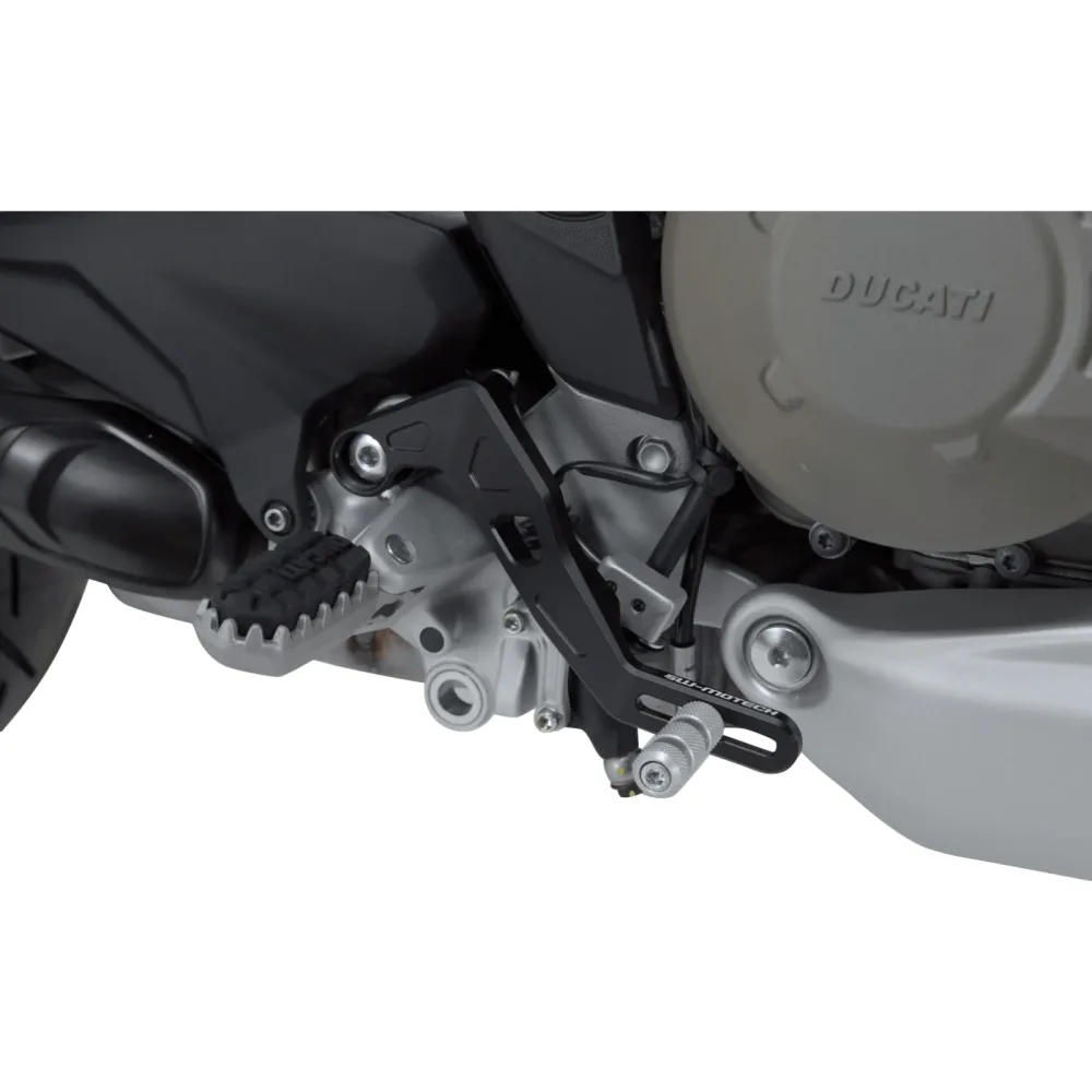 SW-MOTECH Fußbremshebel Alu schwarz für Ducati Multistrada V4 - Motorradteile & Ersatzteile - Fußrasten & Hebel