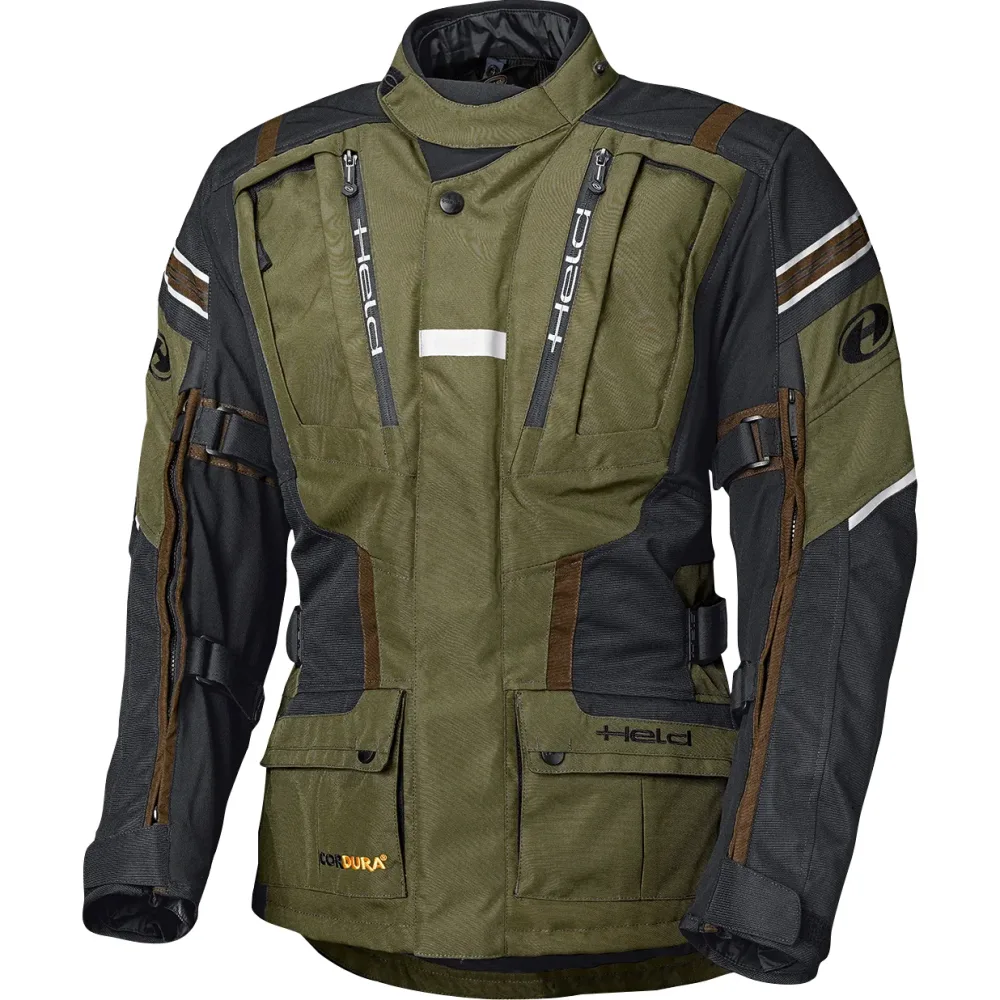 Held Hakuna II Adventurejacke khaki S - Motorradbekleidung - Touring Motorradbekleidung